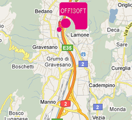 Mappa indirizzo Offisoft di Claudio Ermanni